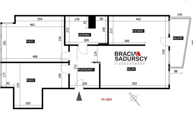 3 pok 65m2 nowe budownictwo winda Centrum