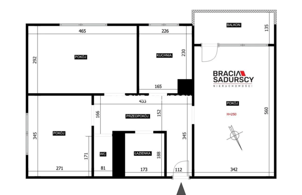 Duży potencjał, 3-4 pokoje, Balkon, Winda