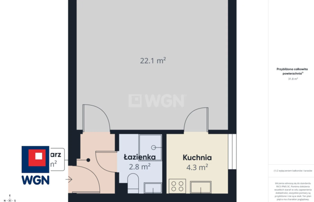 Kawalerka na wynajem, II piętro, ul. Kossaka, Nowa Sól.  
 
Do wynajęcia kawalerka znajdująca się na II piętrze przy ul. Kossak