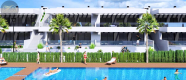 Apartament przy polu golfowym w Algorfa
