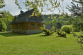 Piękny dom z bali przy lesie, w górach, dz.5799 m2