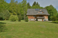 Piękny dom z bali przy lesie, w górach, dz.5799 m2