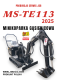 MINI KOPARKA GĄSIENICOWA MS-TE113 JSB - PL - NOWE 2025 - Prosto od Producenta JSB POLSKA -