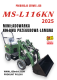 MINI ŁADOWARKA KOŁOWA PRZEGUBOWA ŁAMANA MS-L116KN JSB - PL - NOWE 2025 - Prosto od Producenta JSB POLSKA -