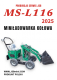 MINI ŁADOWARKA KOŁOWA MS-L116 JSB - PL - NOWE 2025 - Prosto od Producenta JSB POLSKA -