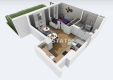 2 pokoje z tarasem i ogrodem, apartamenty Widzew