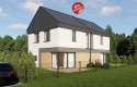 3pok.65m2  dwupoziomowe/nowoczesna bryła budynku 