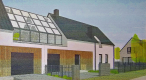 Działka z projektem na dwa domy dwulokalowe
