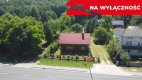 Dom wykonany z  drewna  w Lipie Miklas gm. Lipsko.