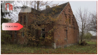 Duża działka z domem do odbudowy bądź rozbiórki