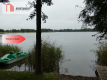 Działka z linią brzegową nad jeziorem Ostrowickim