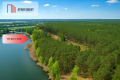 Działki z linią brzegową jeziora pod Toruniem