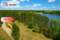 Działki z linią brzegową jeziora pod Toruniem