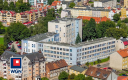 Elbląg, budynki biurowe, 9040 m2, sprzedam 4 400 000 zł, netto.  
  
Na sprzedaż kompleks budynków biurowo-technicznych z parki