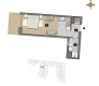 Dostępne mieszkania od 25m2 do 63m2. 