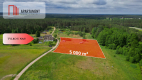 Działka 5000 m2 ze ścianą lasu, raj dla duszy