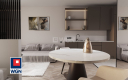 Batumi, Gruzja, region Adżara, apartament, 47,02 m2, 385093 zł.  
  
Apartament na 5 piętrze z balkonem. Salon z aneksem kuchen