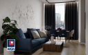 Batumi, Gruzja, region Adżara, apartament, 57,5 m2, 302440 zł.  
  
Apartament na 19 piętrze z balkonem. Salon z aneksem kuchen