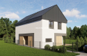 3pok.65m2 dwupoziomowe/nowoczesna bryła budynku 