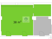Włochy: lokal biurowy 41,80m2 do wynajęcia