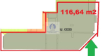 Mokotów: lokal handlowo-usługowy 122,82 m2 do wynajęcia