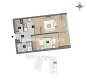 Dostępne mieszkania od 25m2 do 63m2. 
