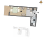 Dostępne mieszkania od 25m2 do 63m2. 