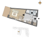Dostępne mieszkania od 25m2 do 63m2. 