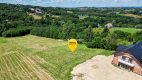 6 arów budowlanej, piękna panorama, Mogilany