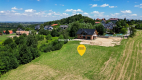 6 arów budowlanej, piękna panorama, Mogilany