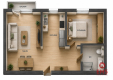 2 pokoje | 35,2 m² | Gotowe do zamieszkania