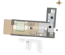 Dostępne mieszkania od 25m2 do 63m2. 