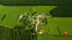 Działka 1792 m2, Pieńki