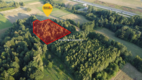 Działka na sprzedaż 48 arów gm. Myślenice