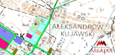 działka 1000 m² z WZ w Aleksandrowie Kujawskim