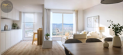 Gotowy penthouse 500 m od plaży w miasteczku Dénia