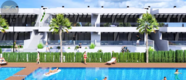 Apartament przy polu golfowym w Algorfa