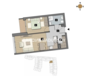 Dostępne mieszkania od 25m2 do 63m2. 