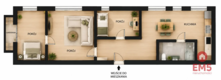 3-pokojowe mieszkanie 66 m² | Panorama miasta