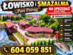 Łowisko i smażalnia „Pan Pstrąg” na sprzedaż – gotowy obiekt gastronomiczno-rekreacyjny, Bolkowice k. Jawora