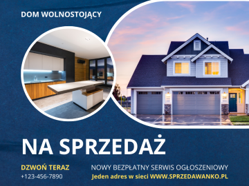 Na Sprzedaż NOWY DOM WOLNOSTOJĄCY w super lokalizacji i atrakcyjnej cenie tylko u nas i dla was WWW.SPRZEDAWANKO.PL