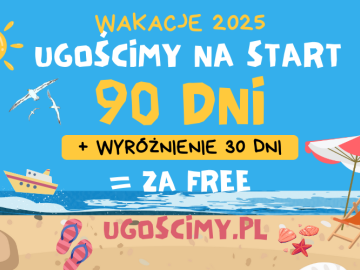 Nowy, bezpłatny Serwis Najlepszych Noclegów w Polsce - hotele, restauracje, apartamenty, pokoje, noclegi WWW.UGOSCIMY.PL