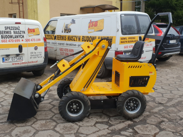 MINI ŁADOWARKA KOŁOWA Z PROSTYM RAMIENIEM MS-L113FS JSB - PL - NOWE 2025 - Prosto od Producenta JSB POLSKA -