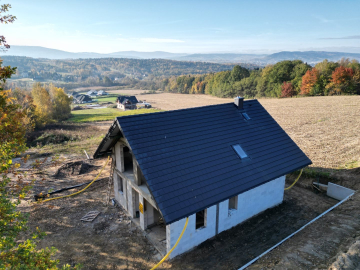 Dom w SSO, w ok. Myślenic,134,5 m2, 7ar działka