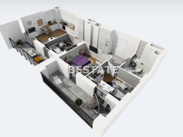 Apartament, 4 pokoje, loggia + blkon, Widzew