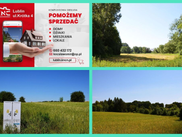 Działka rolno-budow. z szybkim dojazdem do Lublina