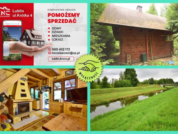 Domek letni na Pojezierzu Łęczyńsko-Włodawskim.