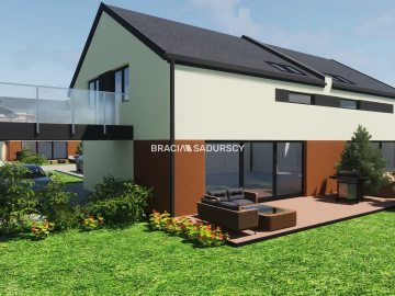 Domy Bliźniaki 131 m2w otulinie lasu Michałowice 