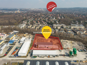 Kraków ul. Zawiła biurowiec z halą 