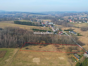 Działka w Krzyszkowicach gm. Myślenice